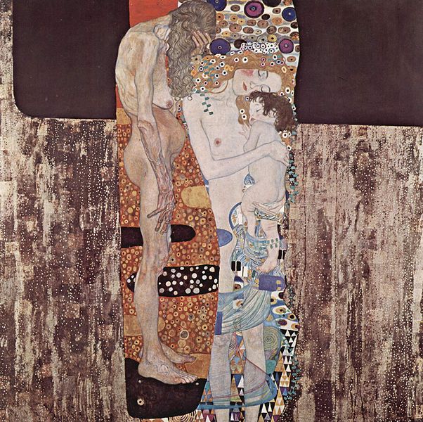 Gustav Klimt, Le tre età della donna, 1905.
