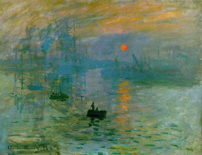 Claude Monet, Impression, soleil levant, Musée Marmottan Monet, Parigi, 1872.
