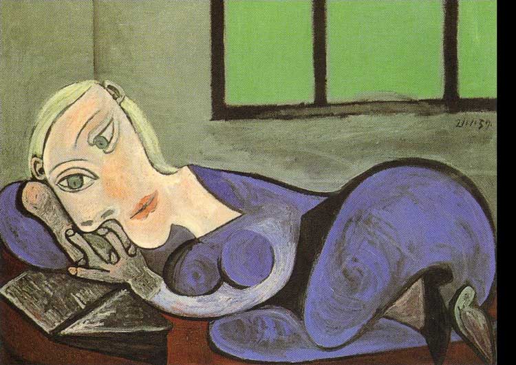 Picasso - Donna sdraiata che legge