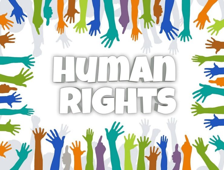 Human rights illustrazione